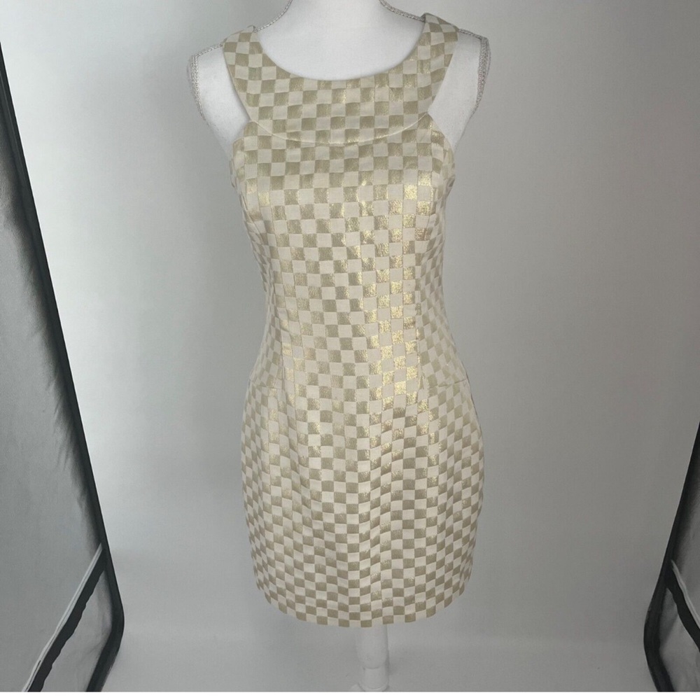Gold and White Lilly Pulitzer Dress